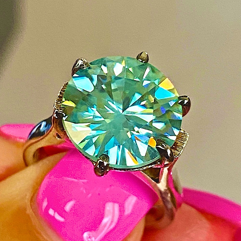 💎  SALE ‼️ UNIQUE & RARE 💥 7CT Light Blue Diamond 💍/